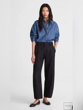 Madewell The Barrel-Leg Pant Size 10 NEW with Tag